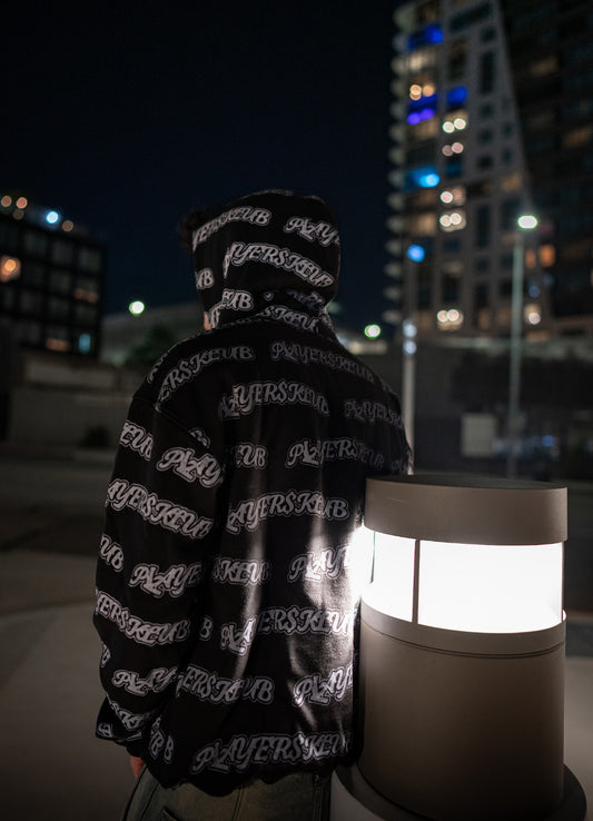 PLAYER$KLUB BLACK ZIP UP