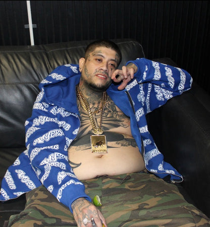 PLAYER$KLUB BLUE ZIP UP