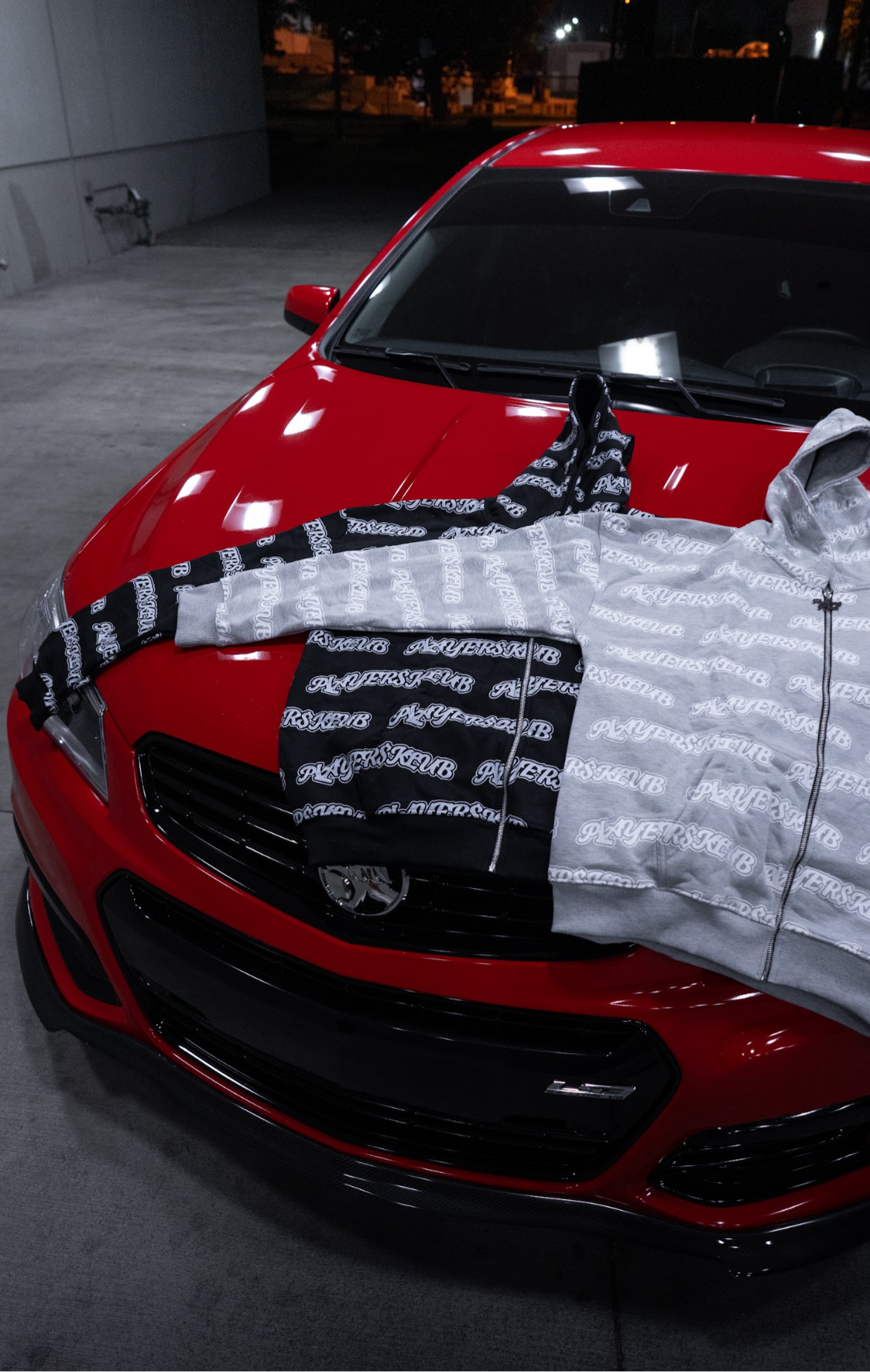 PLAYER$KLUB GREY ZIP UP