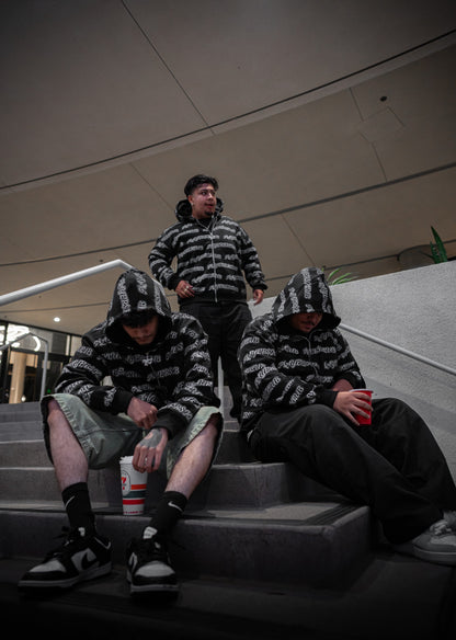 PLAYER$KLUB BLACK ZIP UP