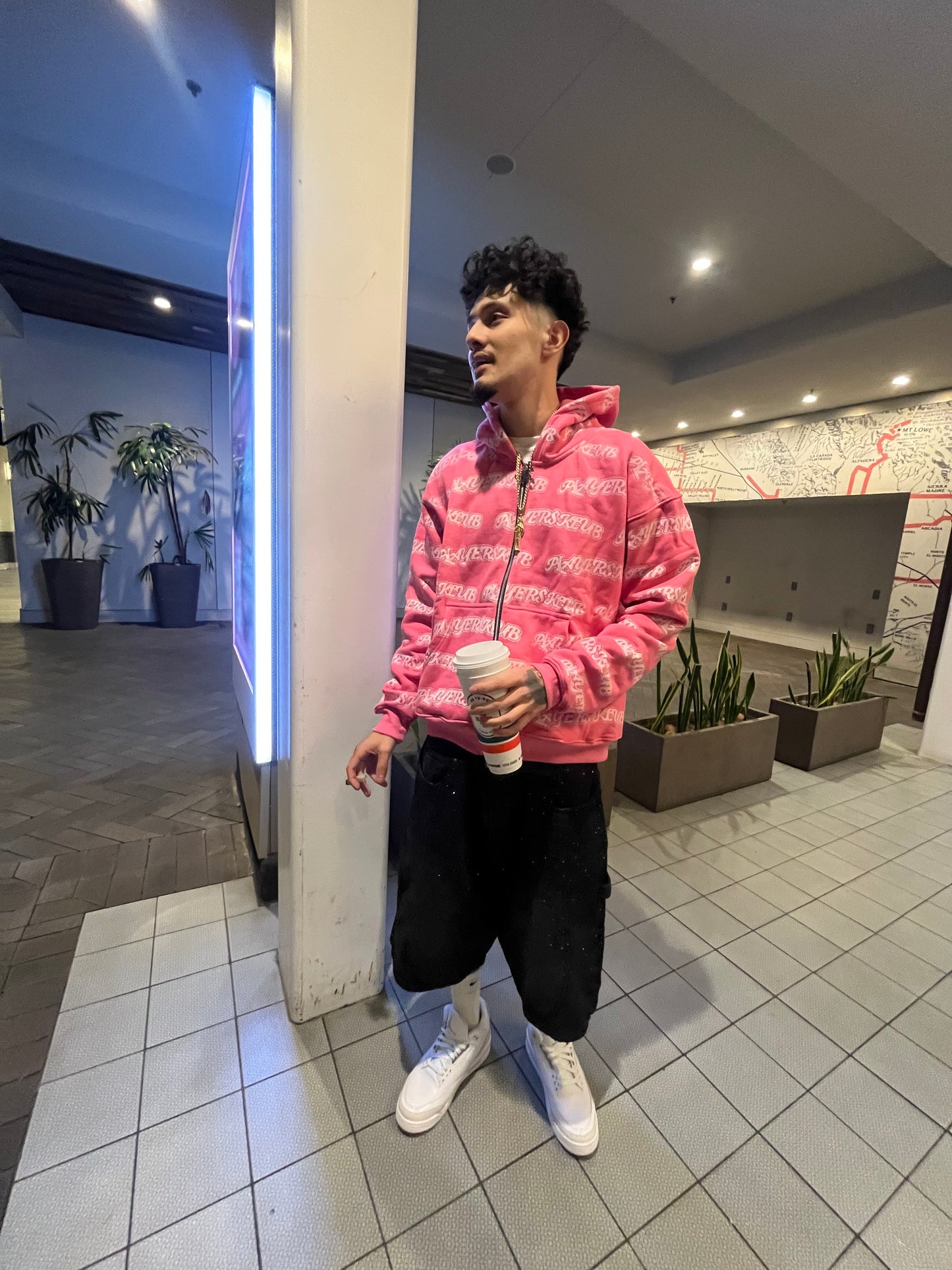 PLAYER$KLUB PINK ZIP UP